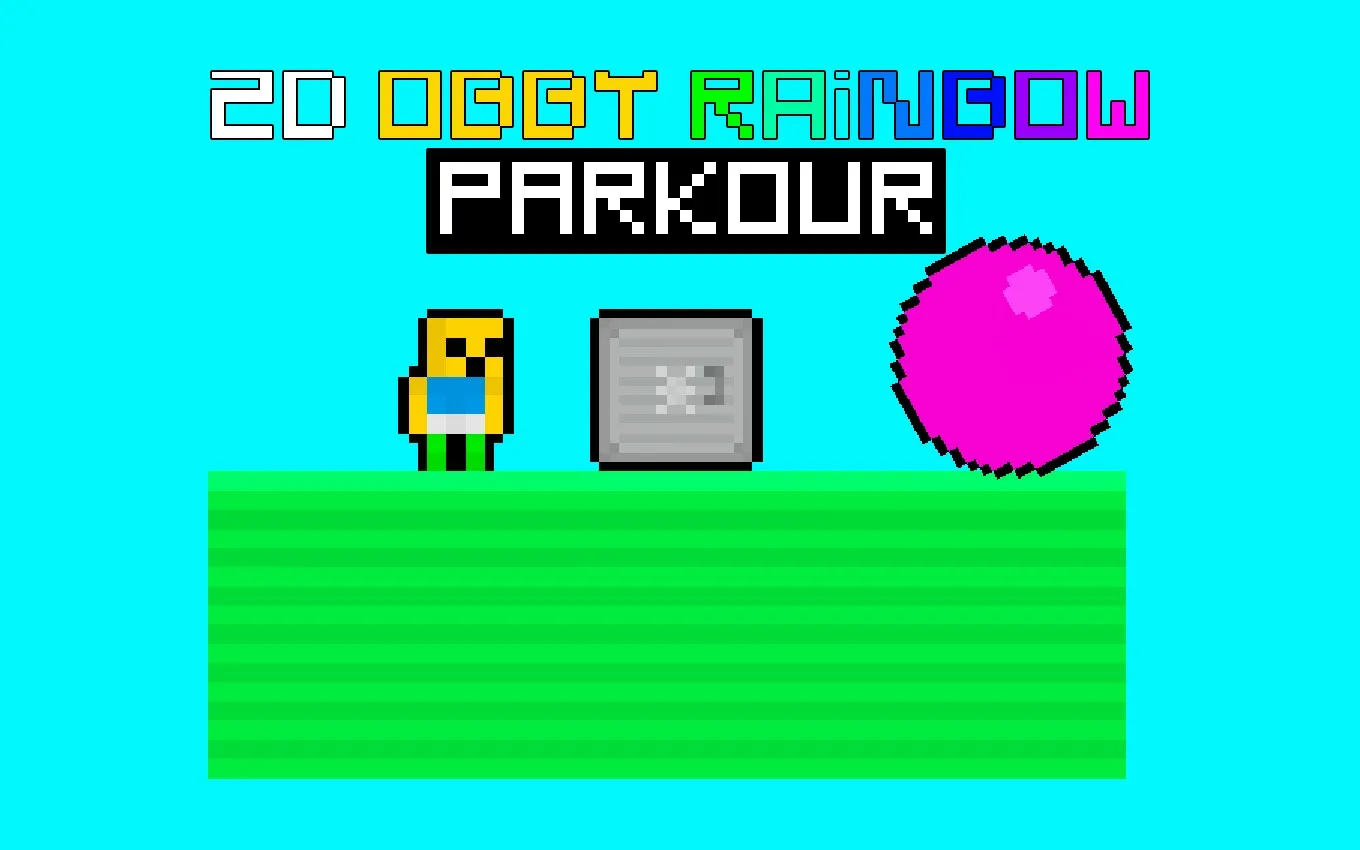 2D Obby Rainbow Parkour