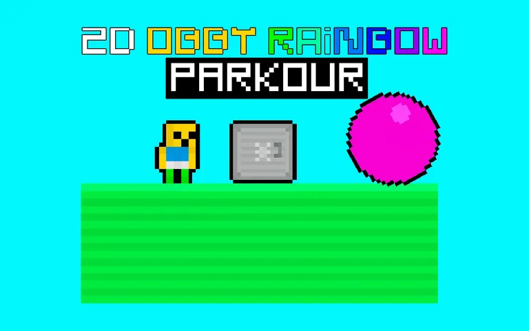 2D Obby Rainbow Parkour