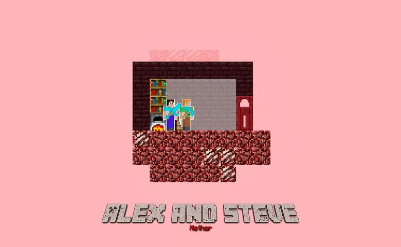 Alex ve Steve Nether