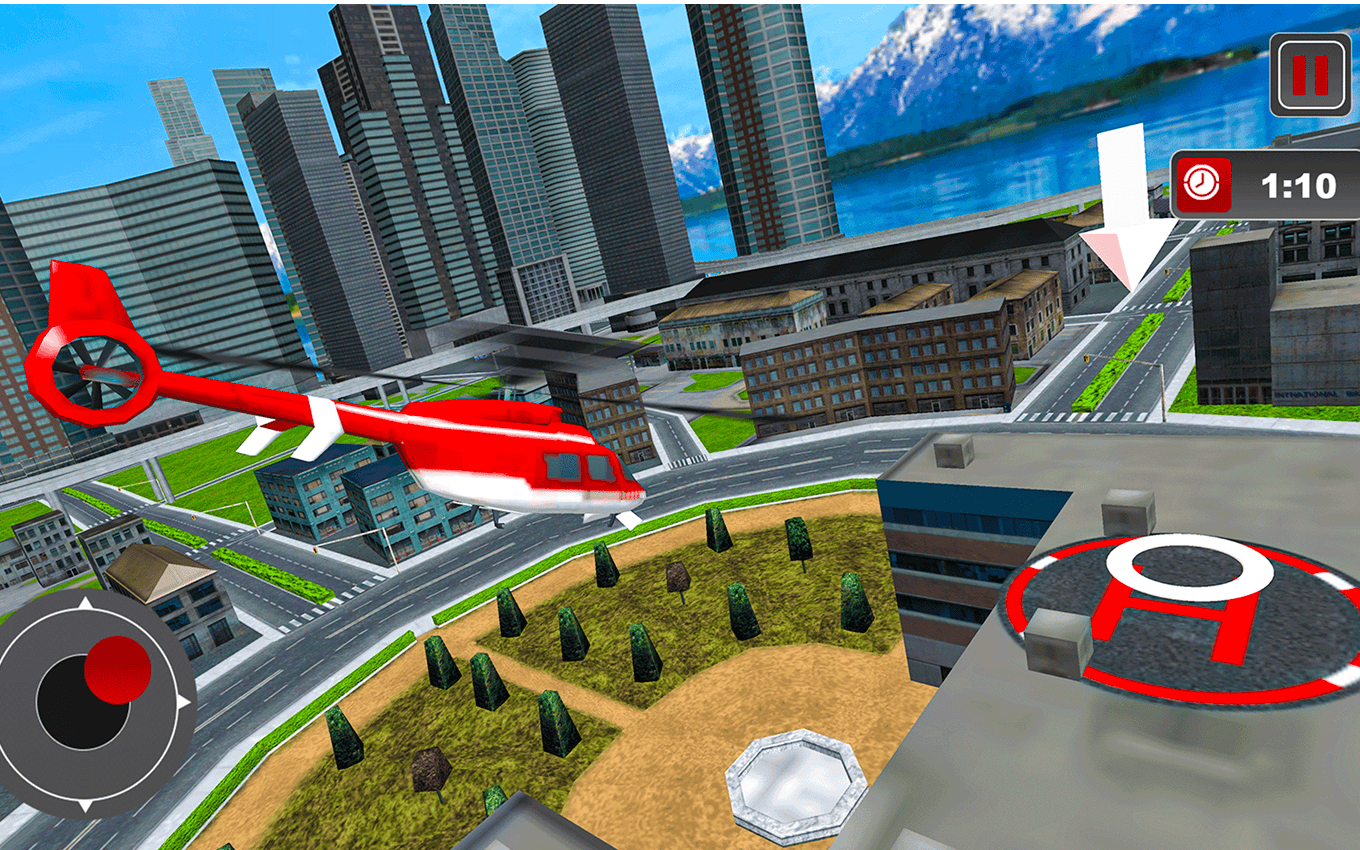 Animal Helicopter Rescue Game