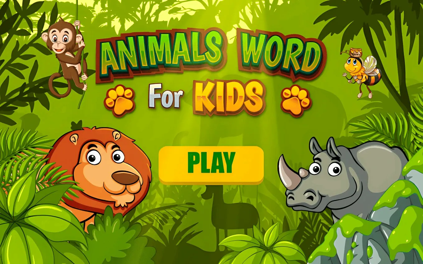 Animals Word for Kids