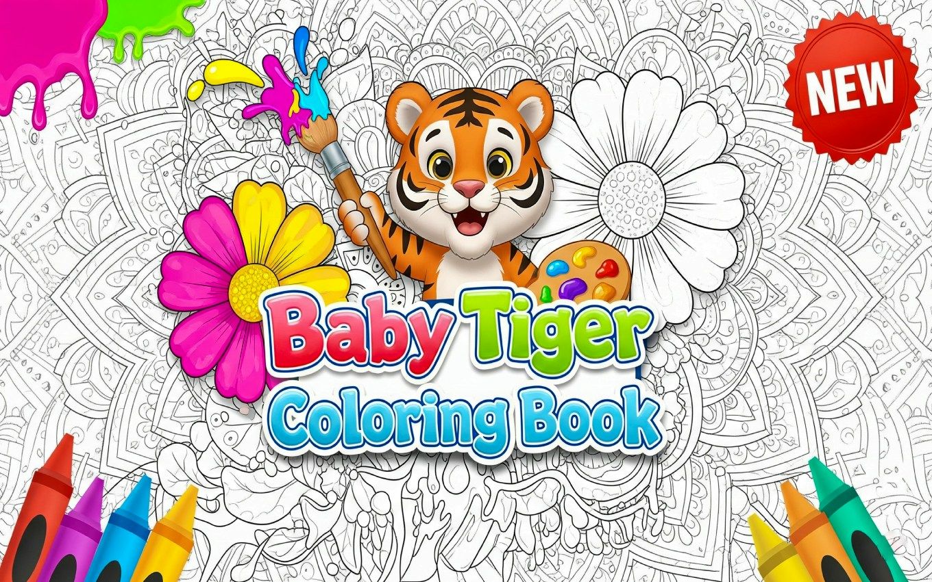 Baby Tiger Boya Kitabı