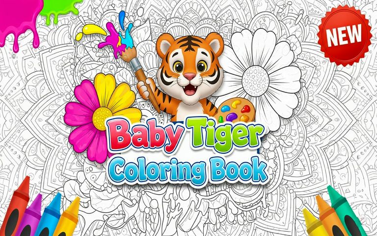 Baby Tiger Boya Kitabı