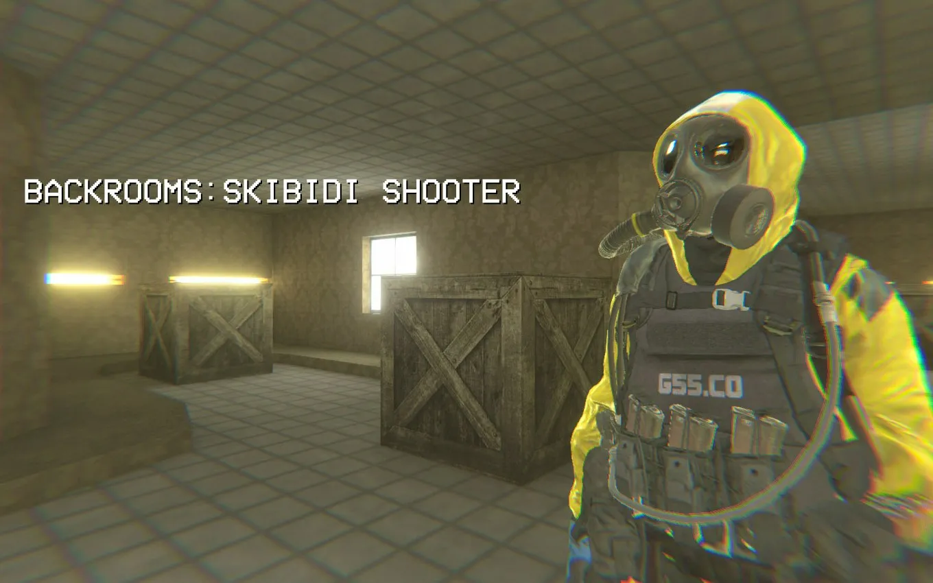 Backrooms Skibidi Shooter