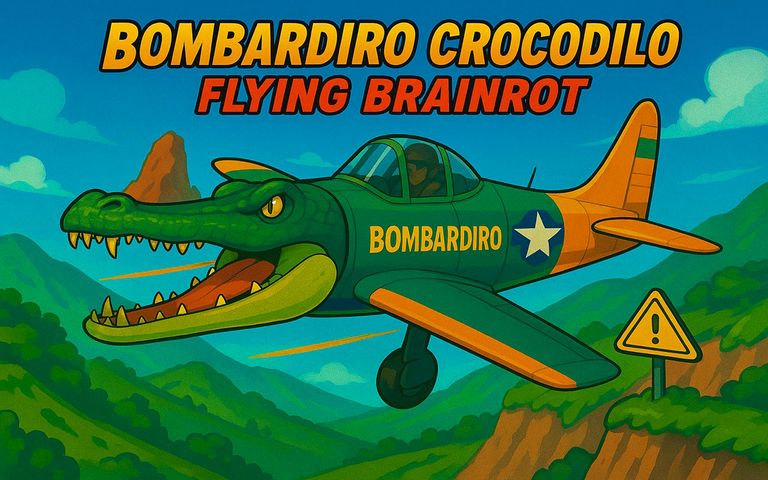 Bombardiro Crocodilo Flying Brainrot