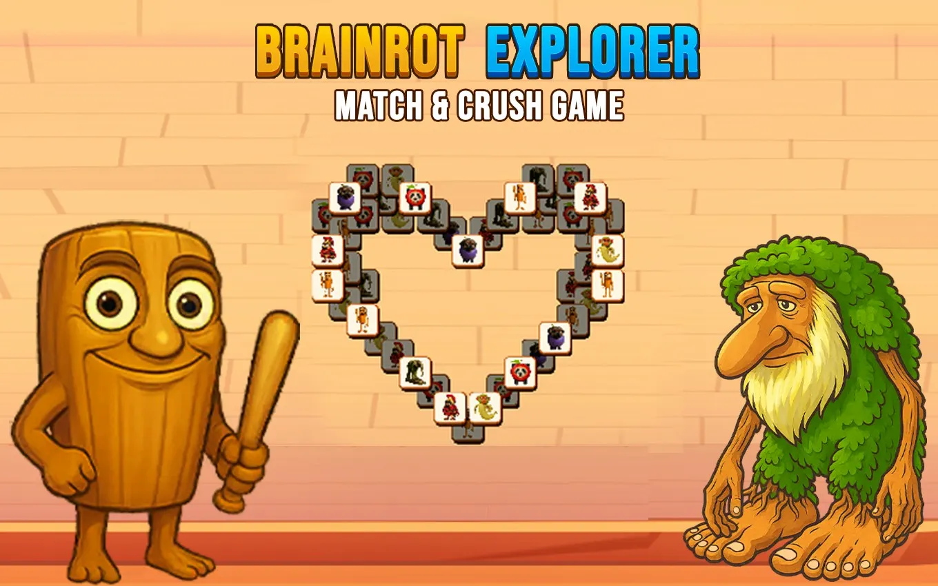 Brainrot Explorer: Match and Crush Game
