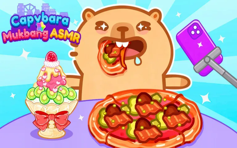 Capybara Mukbang ASMR