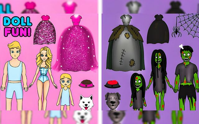 Chibi Doll Dress Up Makeover