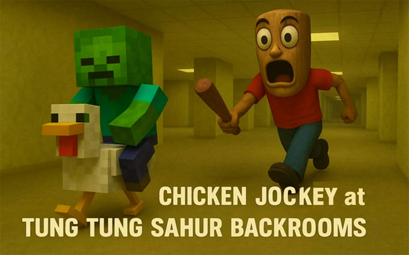 Tung Tung Sahur Backrooms'da Tavuk Süngücu