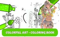 Colorful Art - Coloring Book