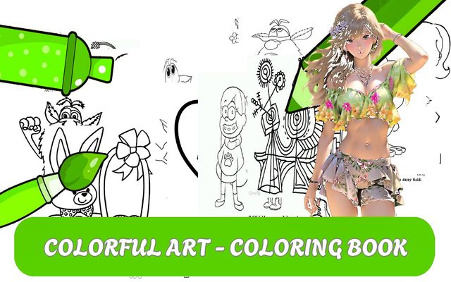 Colorful Art - Coloring Book