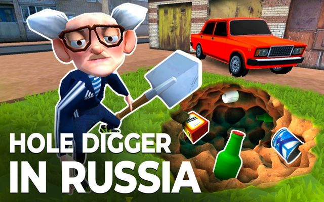 Hole Digger in Russia