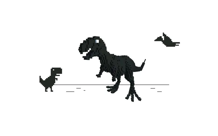 Dino T-Rex 3D Run