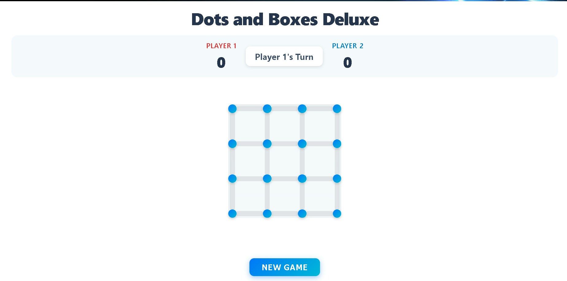 Dots and Boxes Deluxe