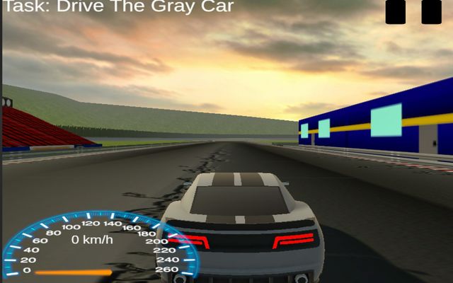 Drive Gray Car