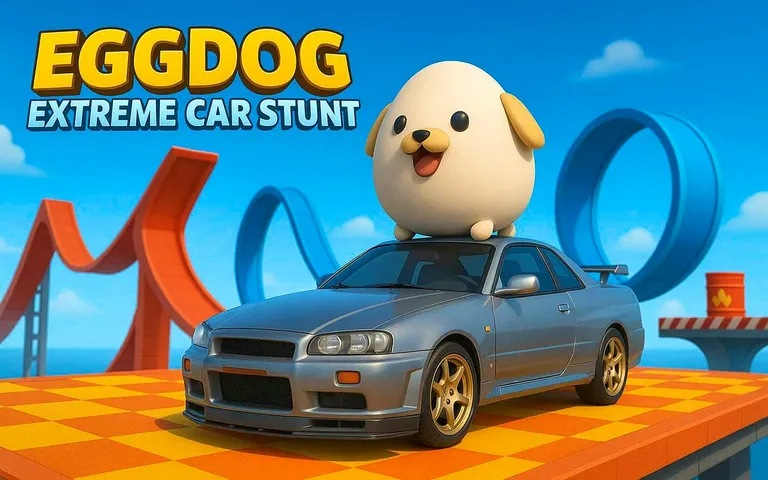 Eggdog Extreme Car Stunt