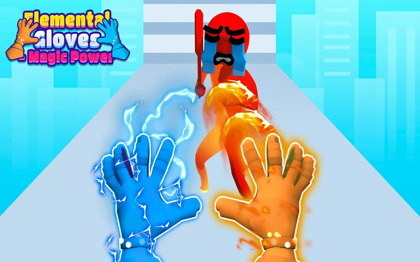 Elemental Gloves Magic Power