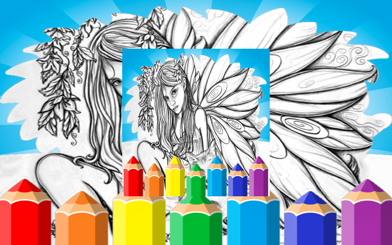 Fairy Coloring Pages