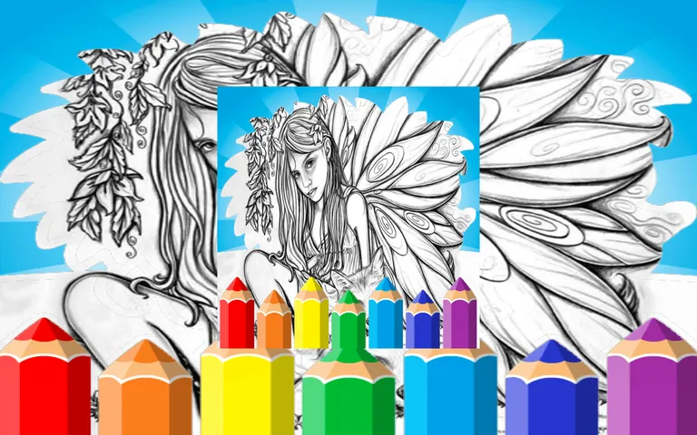 Fairy Coloring Pages