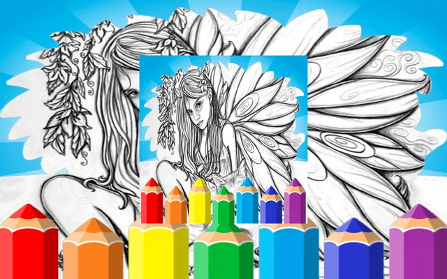 Fairy Coloring Pages