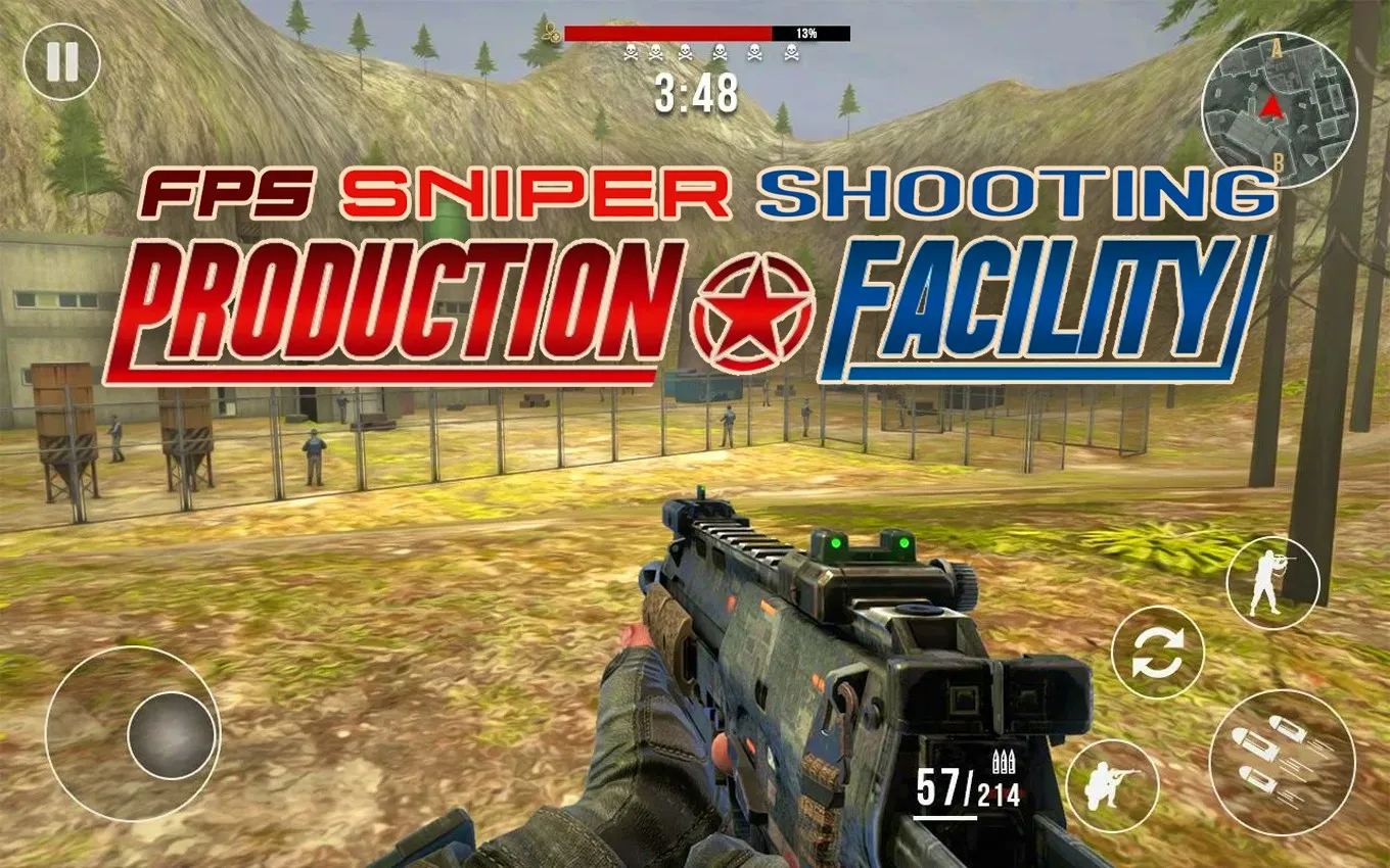 FPS Sniper Shooting: Üretim Tesisi
