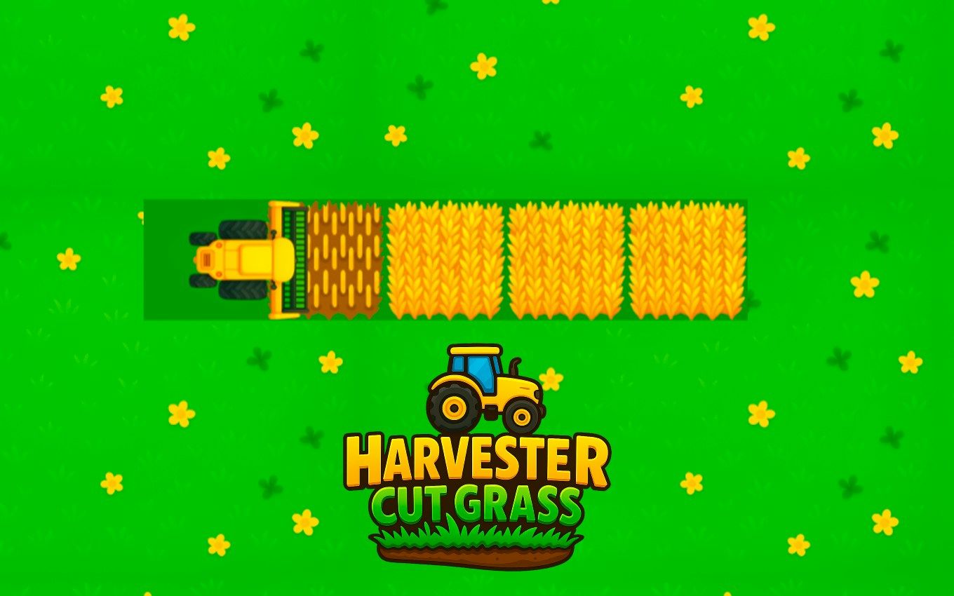 Harvester Cut Grass