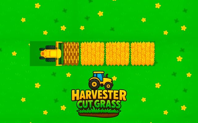 Harvester Cut Grass