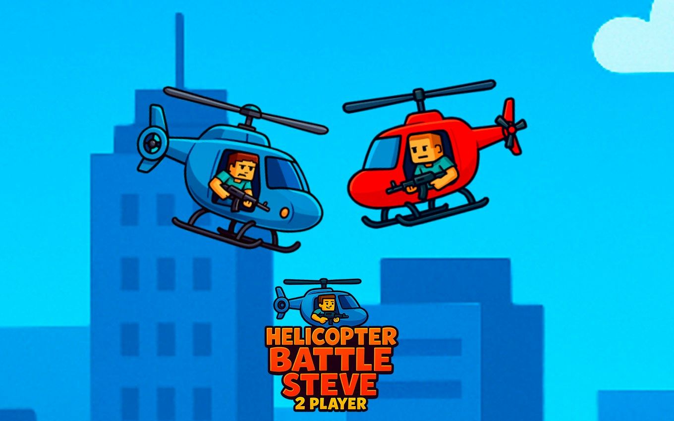 Helicopter Battle Steve 2 Player