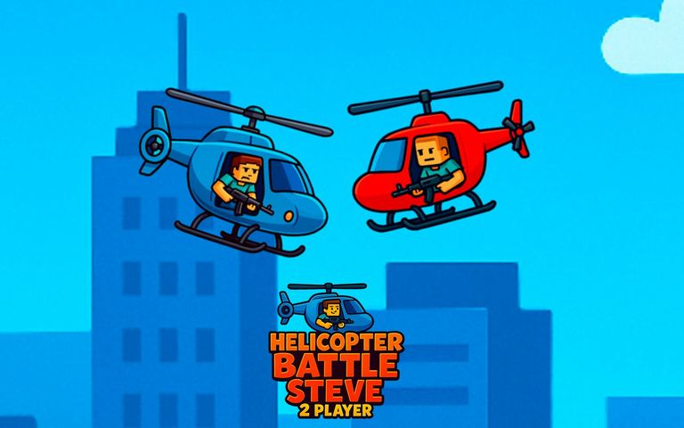 Helicopter Battle Steve 2 Player