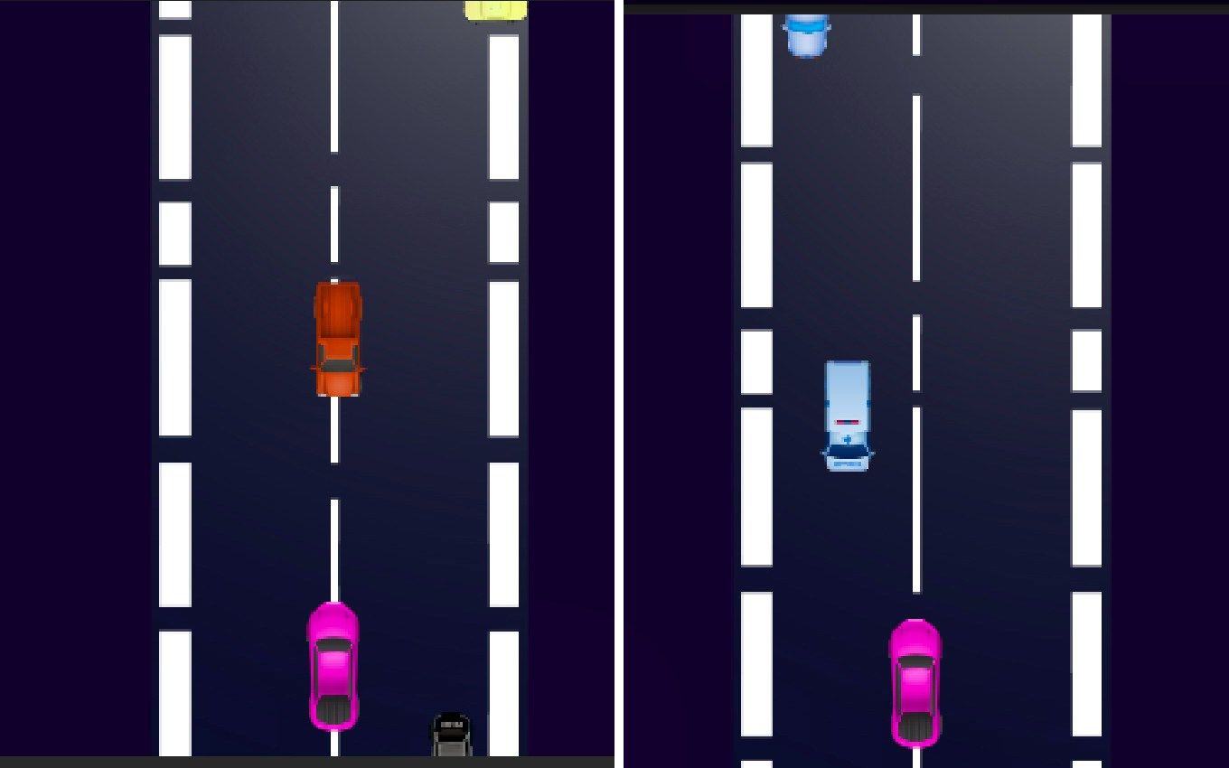 Highway Car Race 2D