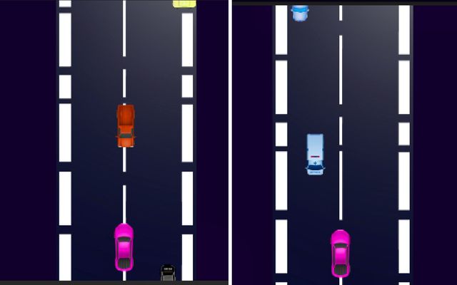 Highway Car Race 2D