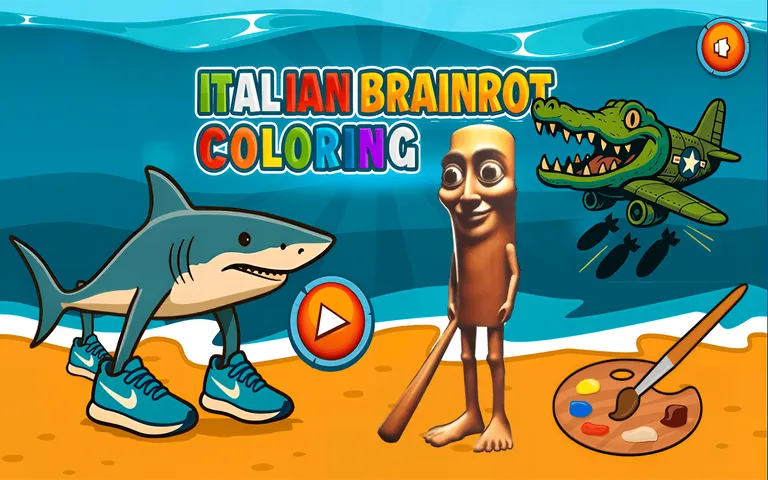 Italian Brainrot Coloring