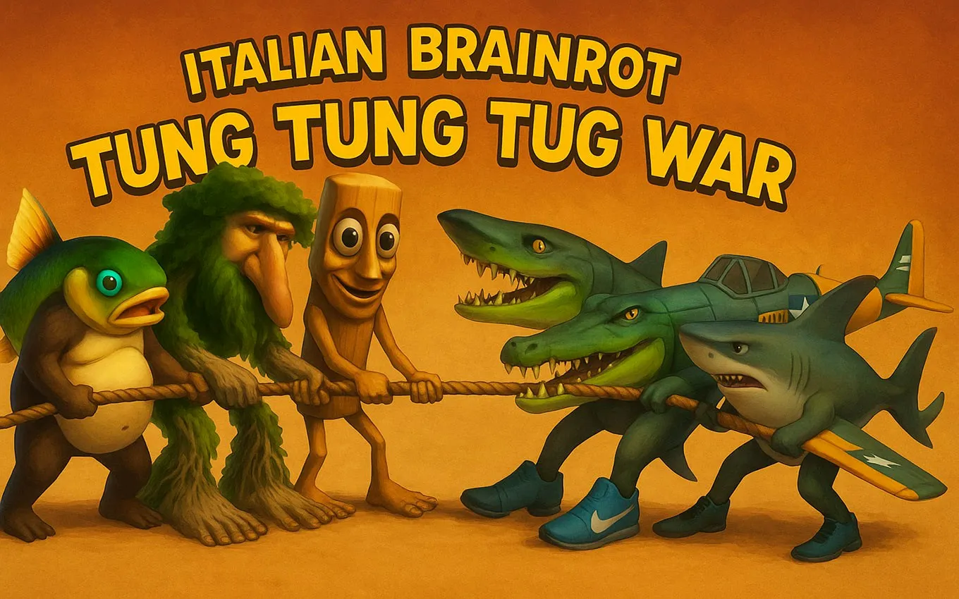 Italian Brainrot Tung Tung Tug War