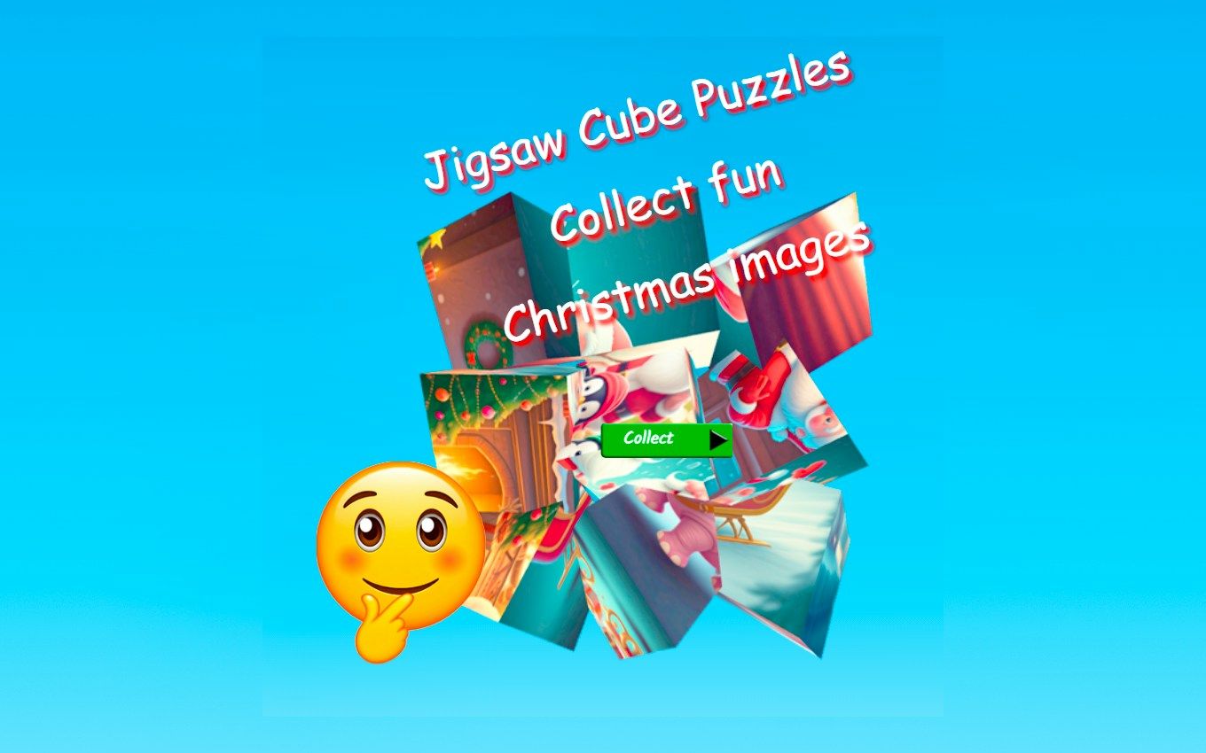 Jigsaw Cube Puzzles Collect Fun Christmas Images
