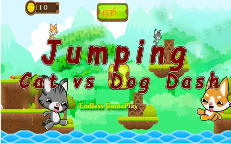 Jumping Cat vs Dog Dash
