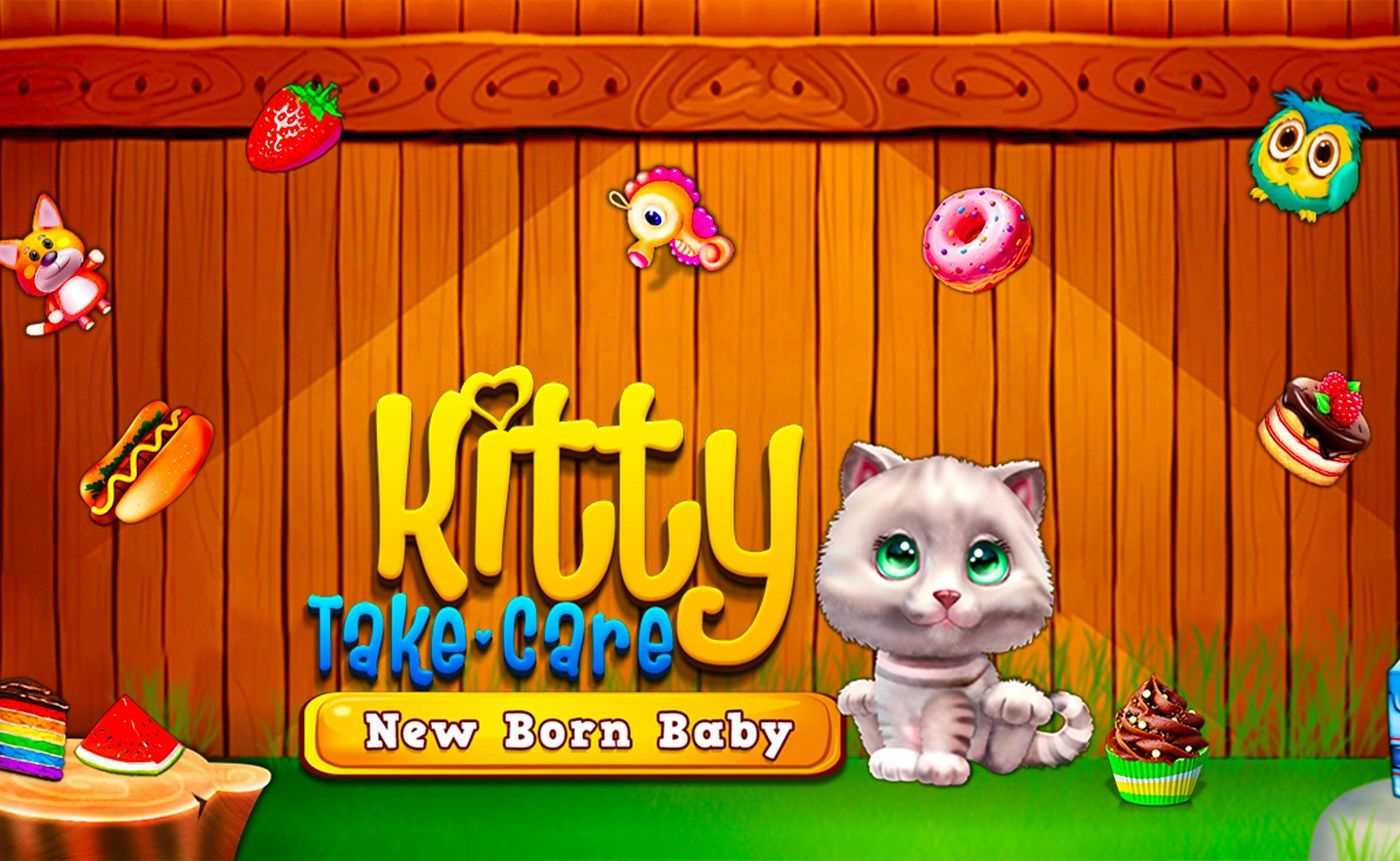 Kitty Take Care New Born Baby