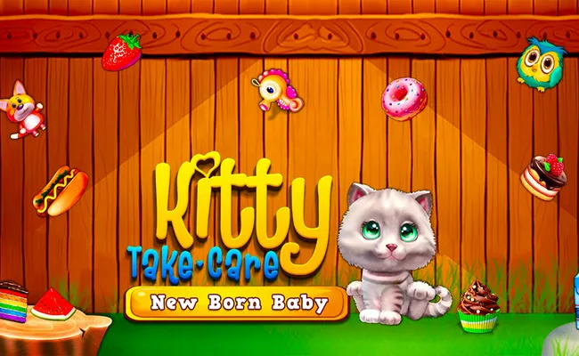 Kitty Take Care New Born Baby