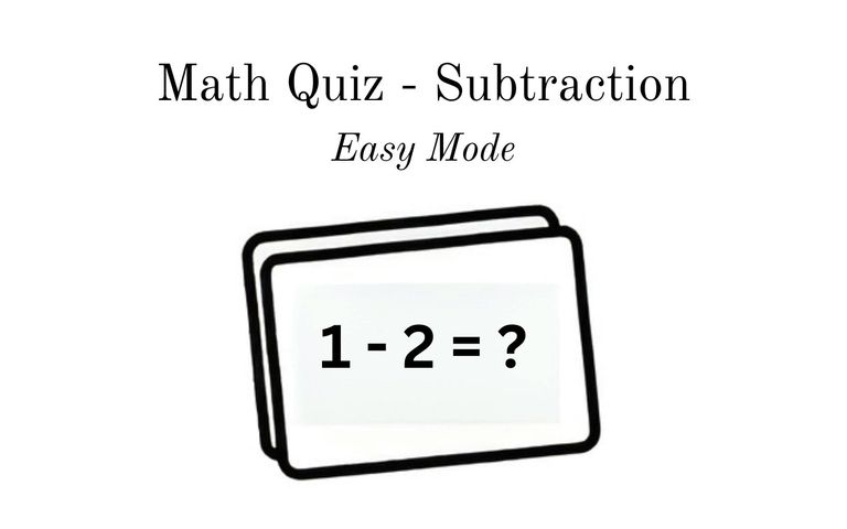 Math Quiz - Çıkarma