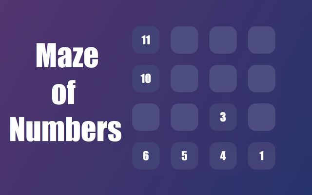 Maze of Numbers