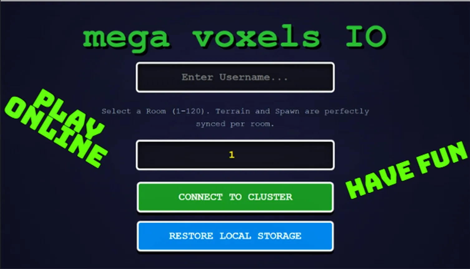 Mega Voxels IO