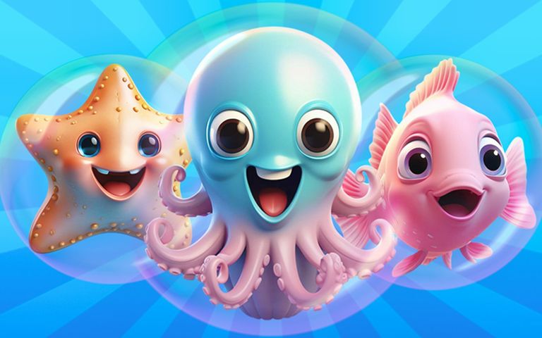 Merge Fish in 2048!