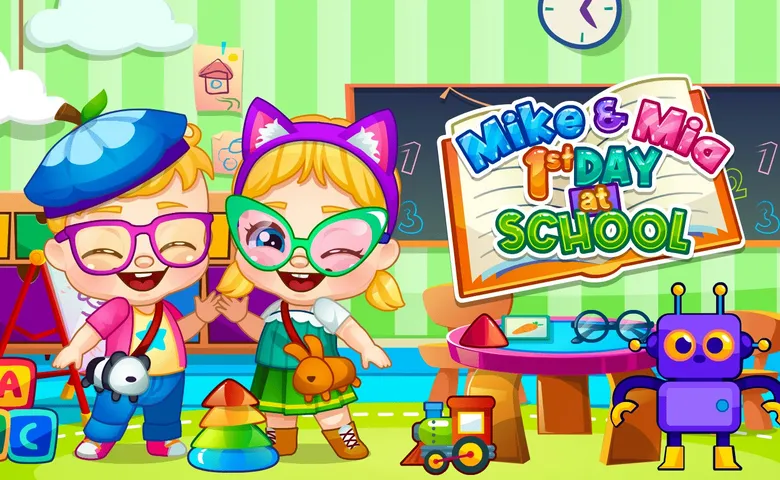 Mike ve Mia İlk Okul Günü