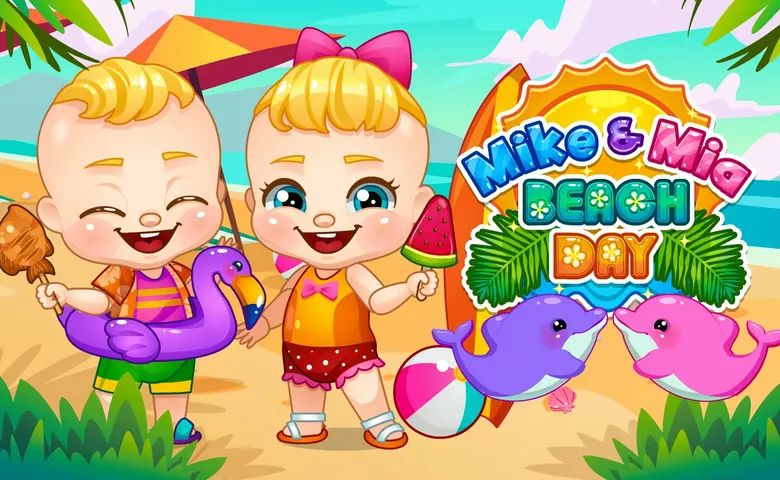Mike ve Mia'nın Plaj Günü