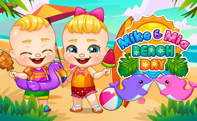 Mike ve Mia'nın Plaj Günü