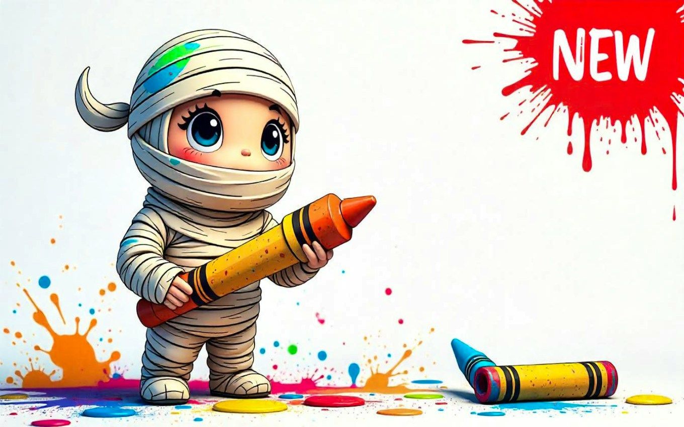 Mummy Coloring Book
