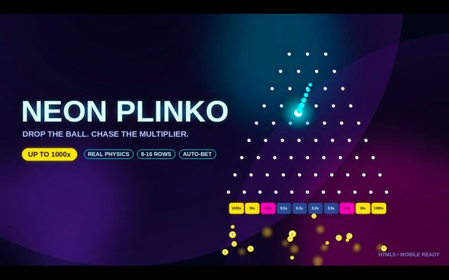 Neon Plinko