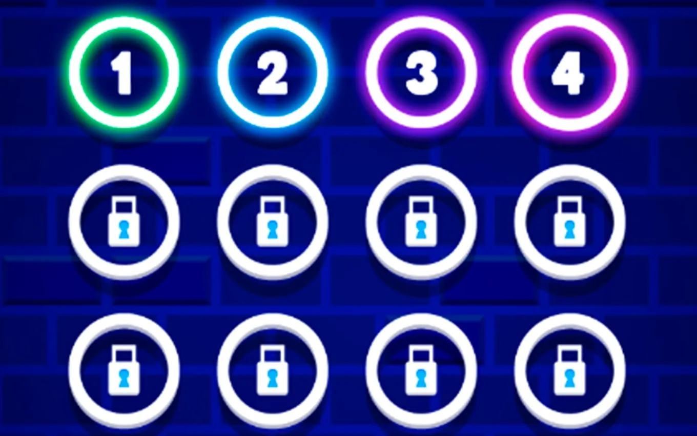 Neon Star Bricks