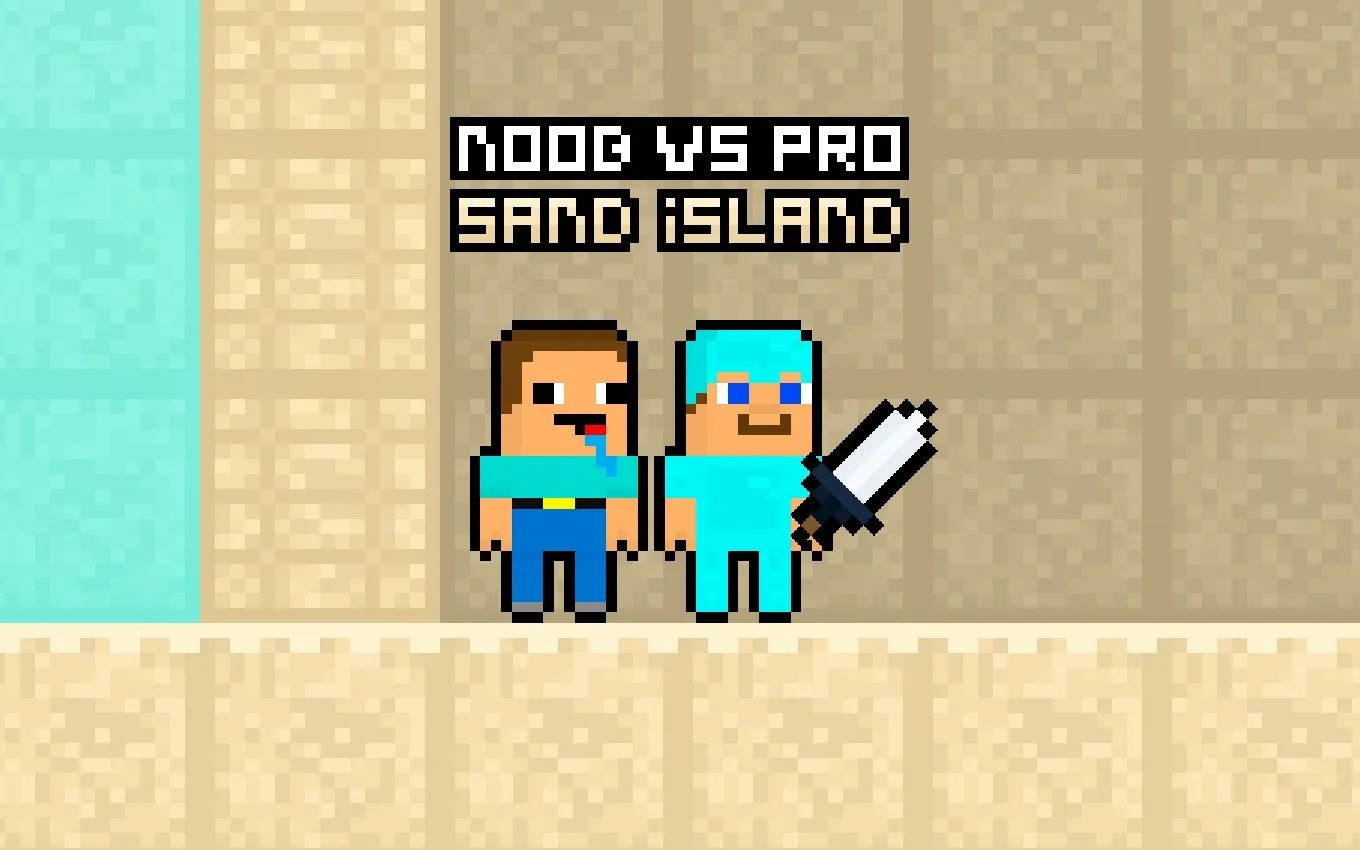 Noob vs Pro Kum Adası