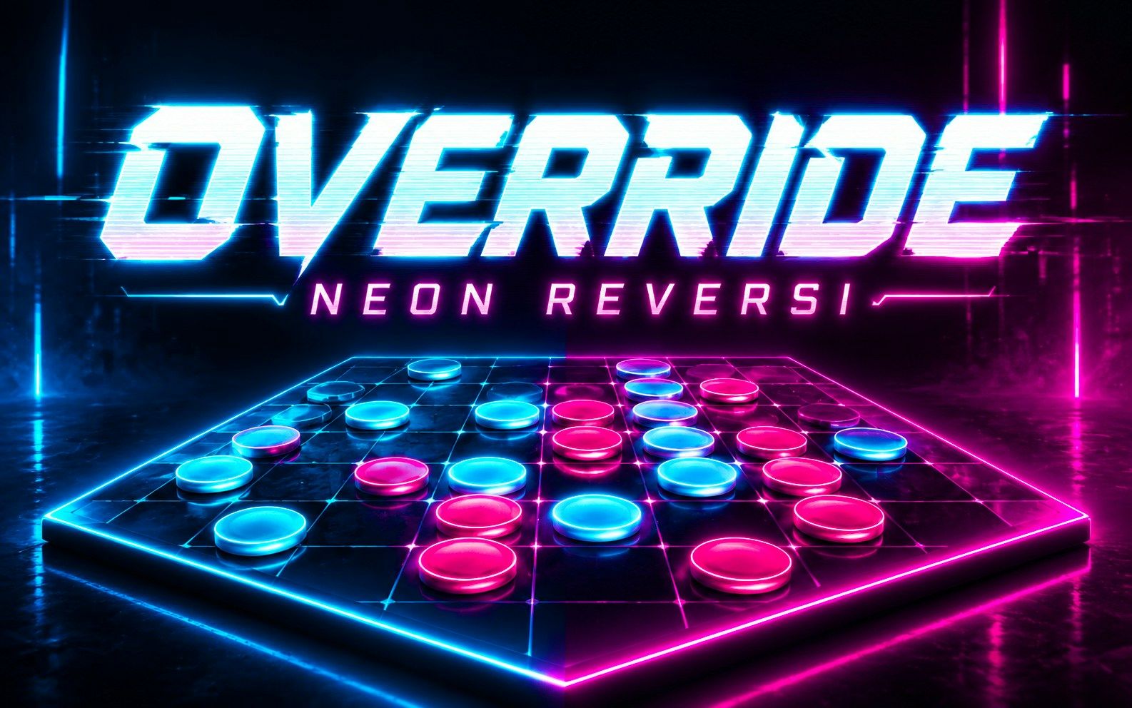 Override Neon Reversi