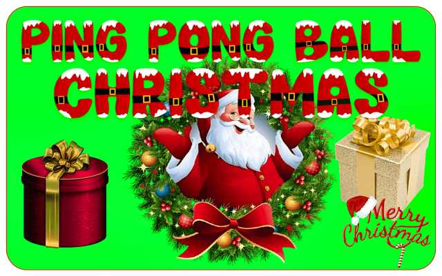 Ping Pong Ball Christmas